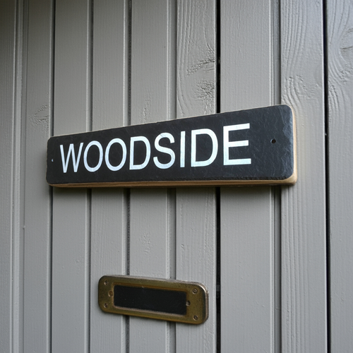 Painted house signs for outside