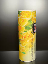 Personalised Ashes Scatter Tube yellow roses