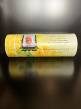Personalised Ashes Scatter Tube yellow roses