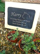 Pet Cat Memorial Slate Sign Plaque - Personalised for your Cat