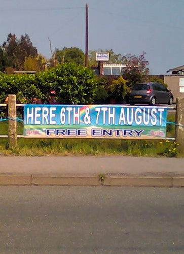 4ft x 2ft Interior & Exterior Grade Banner for Promotional Advertising