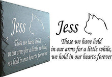 Pet Cat Memorial Slate Sign Plaque - Personalised for your Cat