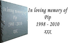 28cm x 18cm Memorial Slate Plaque Personalised for your Loved one - Memory Poem Personalised Approx inches 11" x 7"