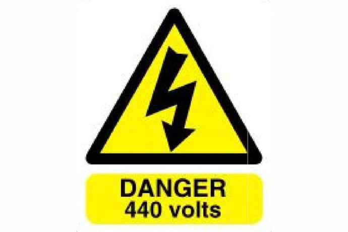 440 Volts Sign - Health & Safety Signs High Quality Interior & Exterior