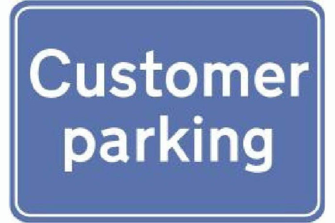 Customer Parking Sign - Health & Safety Signs High Quality Interior & Exterior