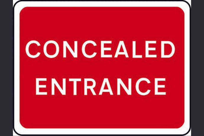 Concealed Entrance Sign - Health & Safety Signs High Quality Interior & Exterior