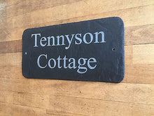 Cottage name on slate
