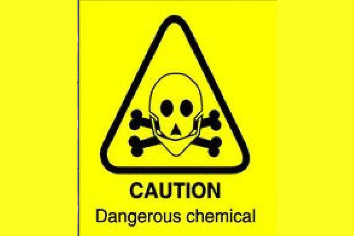 Dangerous Chemicals Sign - Health & Safety Signs High Quality Interior & Exterior
