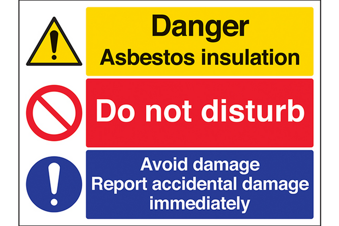 Danger Asbestos Sign - Health & Safety Signs High Quality Interior & Exterior