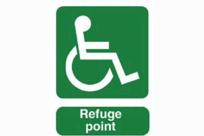 Disabled Refuge Point Sign - Health & Safety Signs High Quality Interior & Exterior
