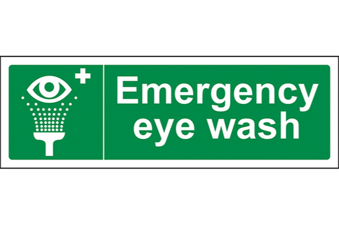 Emergency Eye Wash Sign - Health & Safety Signs High Quality Interior & Exterior