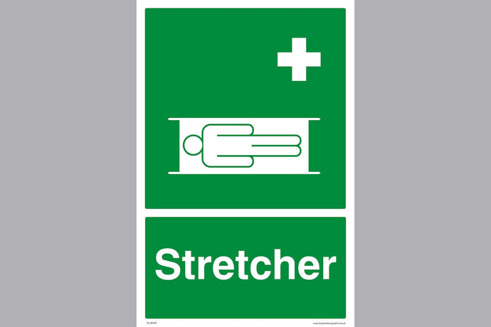 First Aid Stretcher Sign - Health & Safety Signs High Quality Interior & Exterior