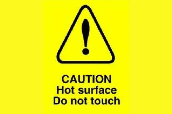 Caution Hot Surface Sign - Health & Safety Signs High Quality Interior & Exterior