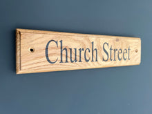 Strong Natural Oak Signs