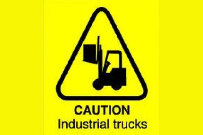 Industrial Trucks Sign - Health & Safety Signs High Quality Interior & Exterior