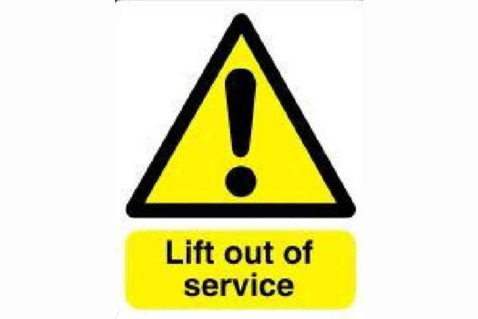 Lift Out Of Service Sign - Health & Safety Signs High Quality Interior & Exterior