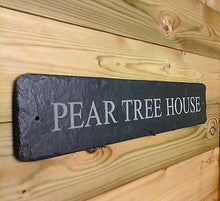 Slate House Signs. Eco-friendly