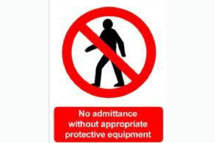 No Admittance Sign - Health & Safety Signs High Quality Interior & Exterior
