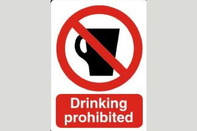No Drinking Sign - Health & Safety Signs High Quality Interior & Exterior
