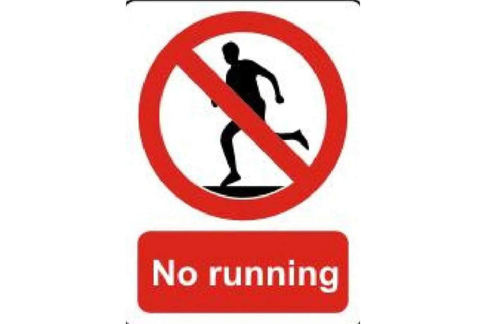 No Running Sign - Health & Safety Signs High Quality Interior & Exterior