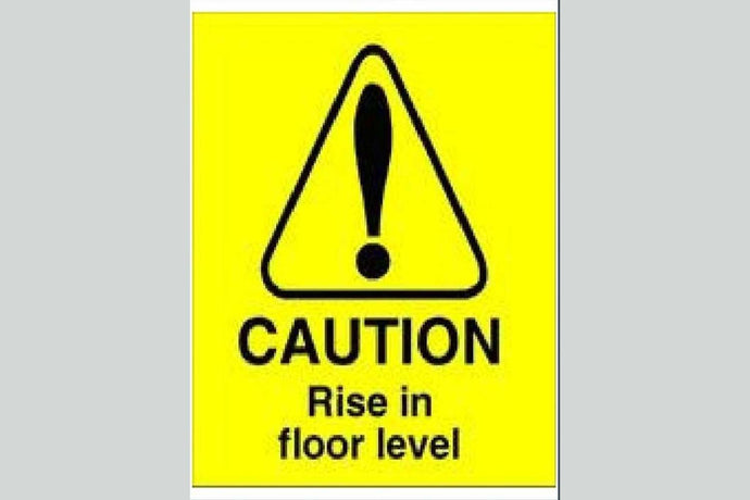 Rise in Floor Level Sign - Health & Safety Signs High Quality Interior & Exterior