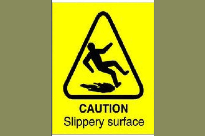 Slippery Surface Sign - Health & Safety Signs High Quality Interior & Exterior