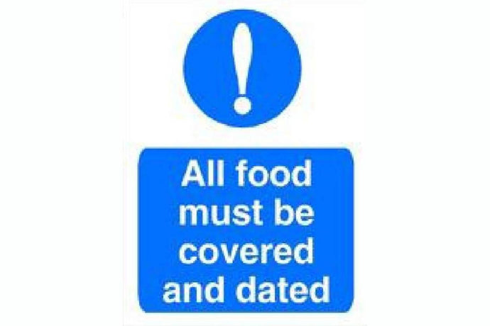 All Food Must Be Covered Sign - Health & Safety Signs High Quality Interior & Exterior