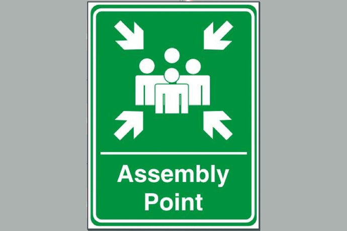 Assembly Point Sign - Health & Safety Signs High Quality Interior & Exterior