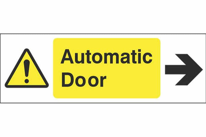 Automatic Door Right Sign - Health & Safety Signs High Quality Interior & Exterior