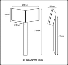 Cemetery Book. Oak Marker for Grave. With Optional Photo