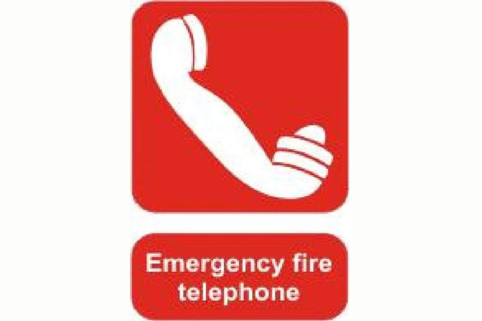 Fire Telephone Sign - Health & Safety Signs High Quality Interior & Exterior