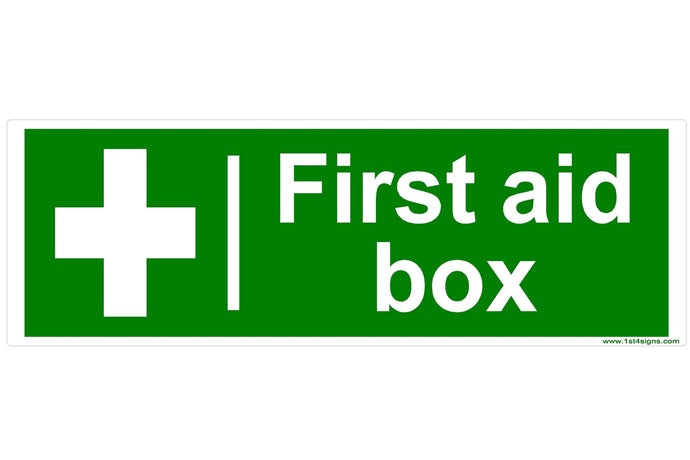 First Aid Box Sign - Health & Safety Signs High Quality Interior & Exterior