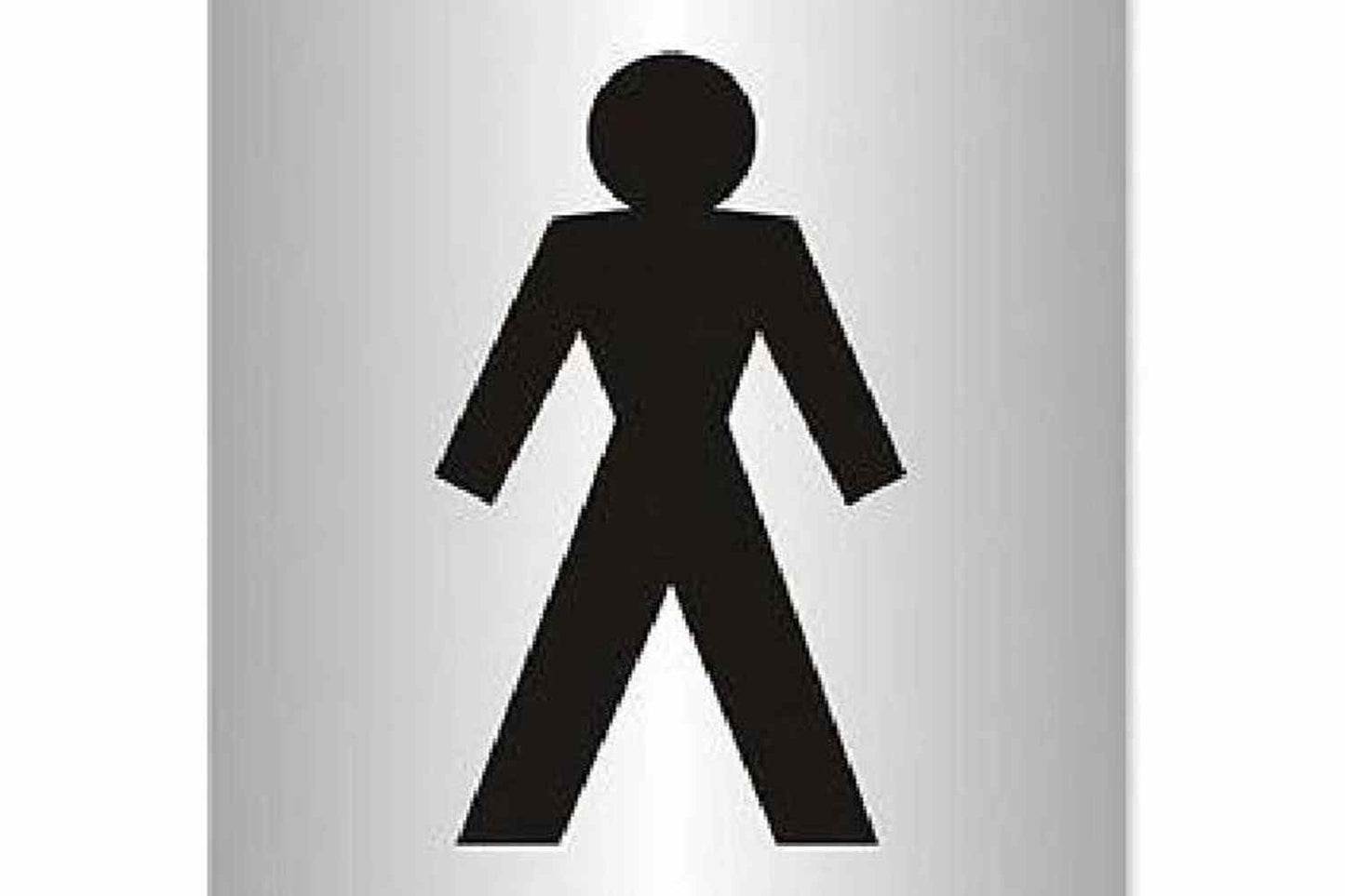 Gents Toilets Silver Finish Sign - Health & Safety Signs High Quality Interior & Exterior