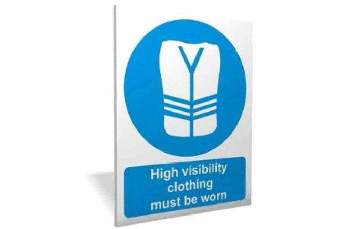 High Visibility Clothing Must Be Worn Sign - Health & Safety Signs High Quality Interior & Exterior