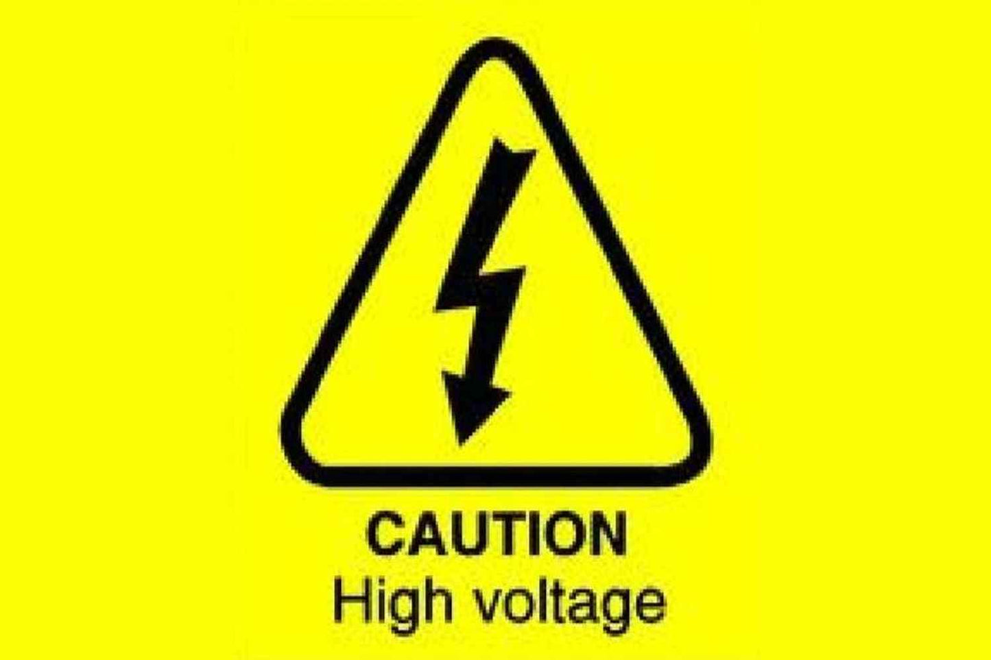 High Voltage Sign - Health & Safety Signs High Quality Interior & Exterior
