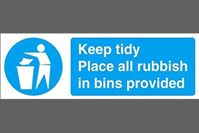 Keep Tidy Litter Bin Sign - Health & Safety Signs High Quality Interior & Exterior