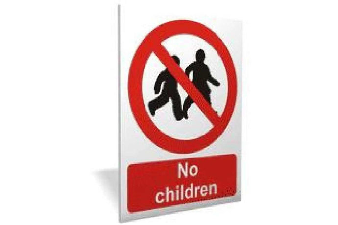 No Children Sign - Health & Safety Signs High Quality Interior & Exterior