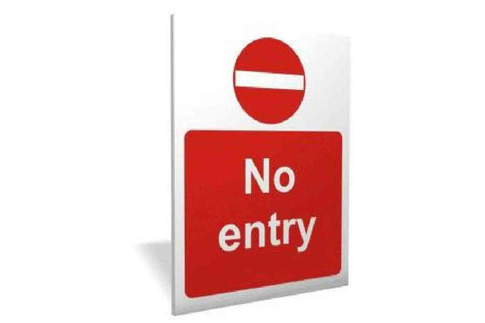 No Entry Sign - Health & Safety Signs High Quality Interior & Exterior