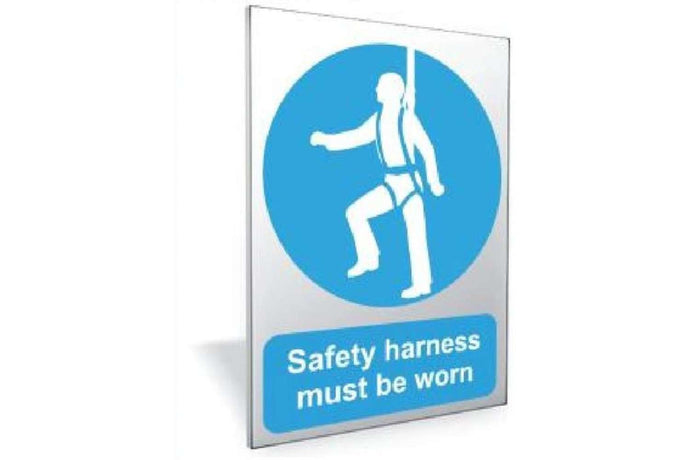 Safety Harness Sign - Health & Safety Signs High Quality Interior & Exterior