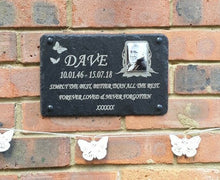 photo memory sign tribute plaque