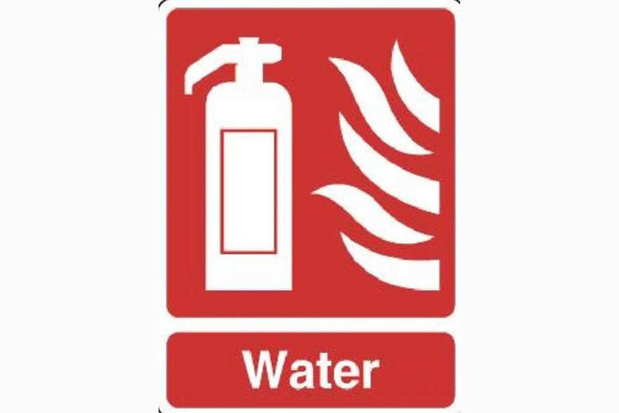 Water Fire Extinguisher Sign - Health & Safety Signs High Quality Interior & Exterior
