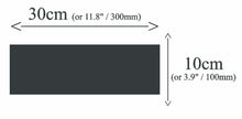 Sign size chart