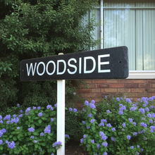 Garden sign on post made to order