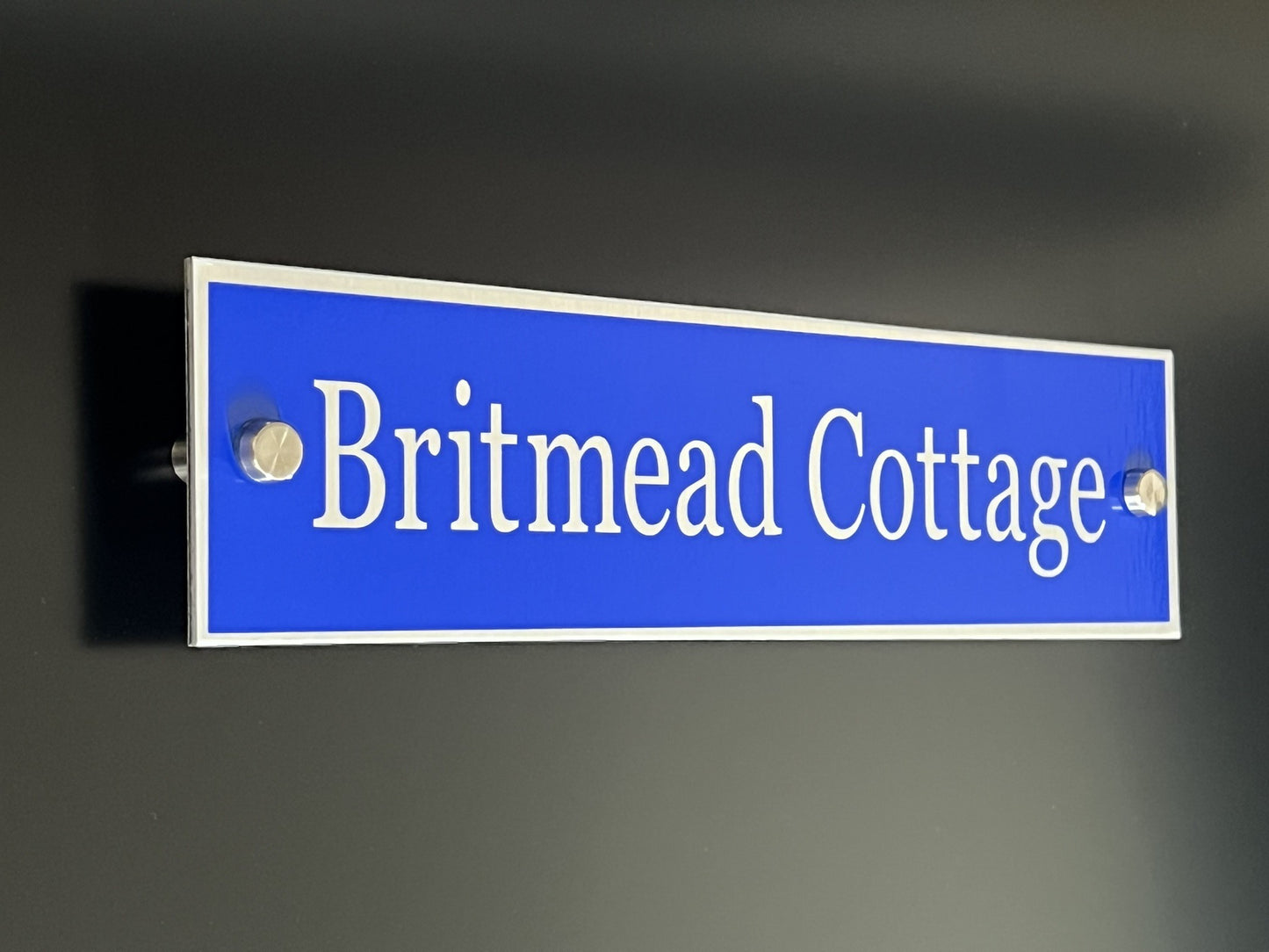 Aluminium House Signs in Various Sizes & Colours.