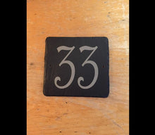 15cm x 15cm Slate House Number (Approx inches 6" x 6")