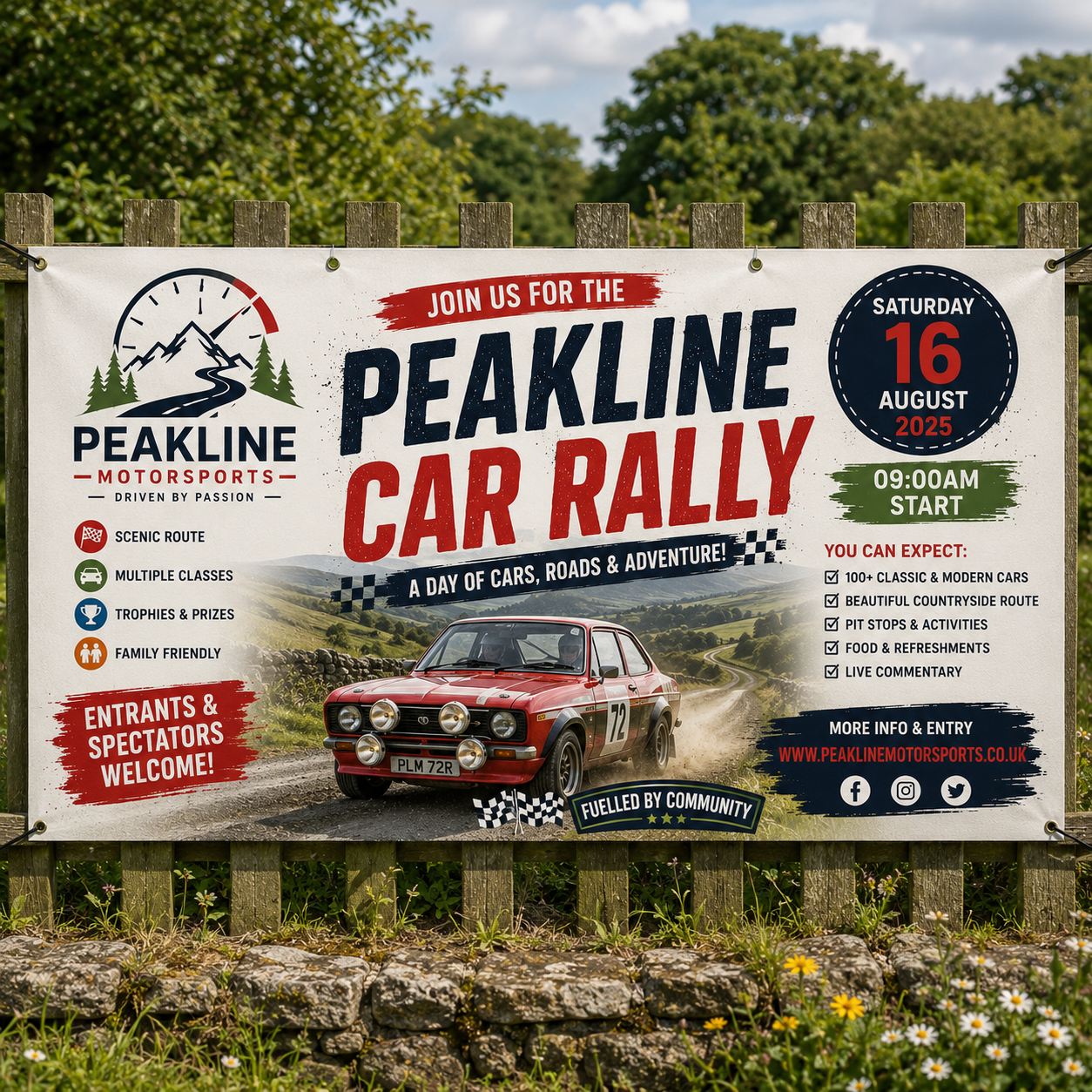 Create a professional personalised vinyl banner for your business, event, promotion or advertising campaign