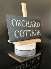 House Signs in Slate with Engraved Lettering 