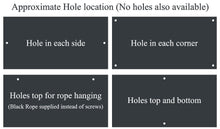 Choose your house sign hole location