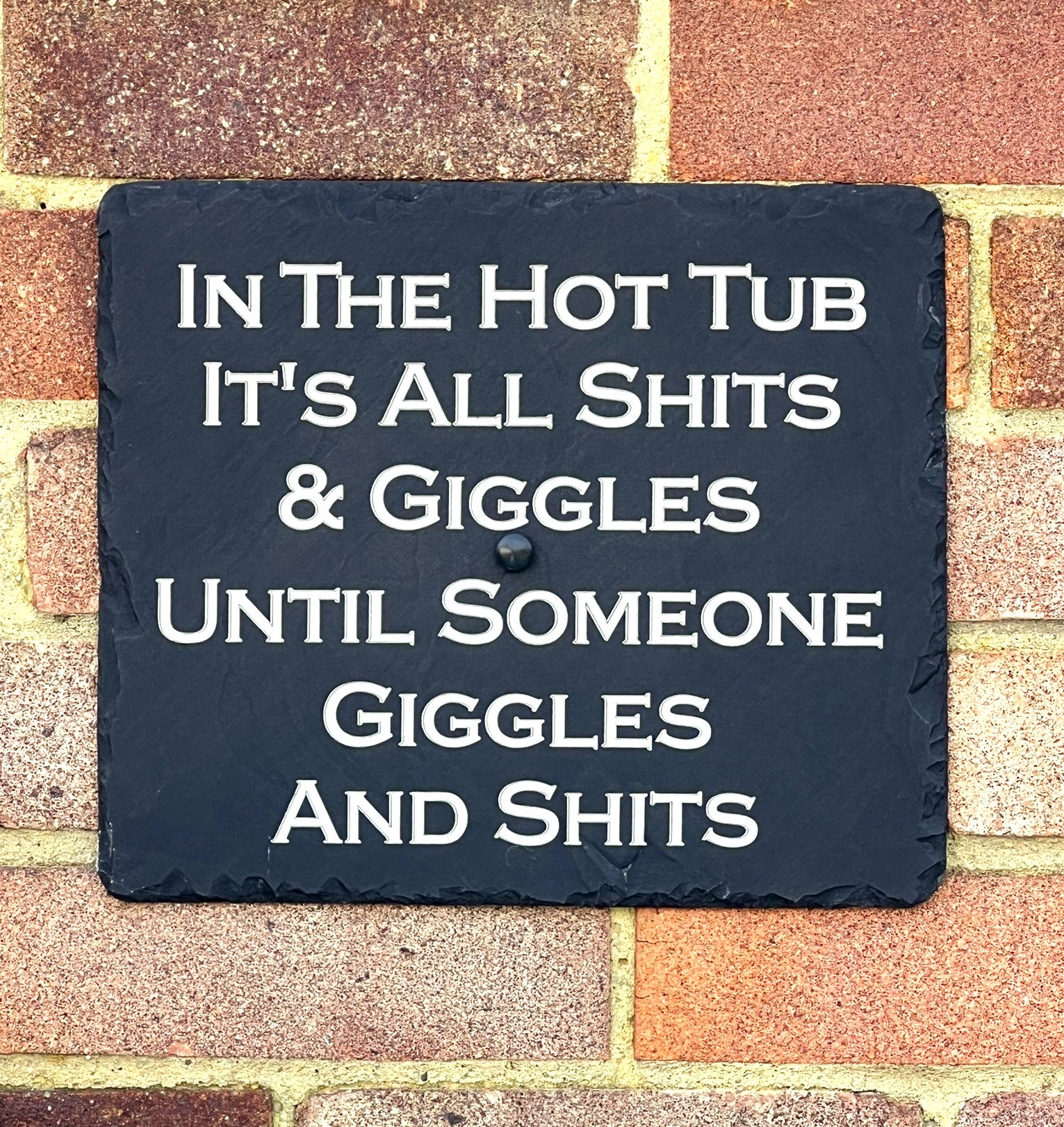 Personalised HOT TUB Sign