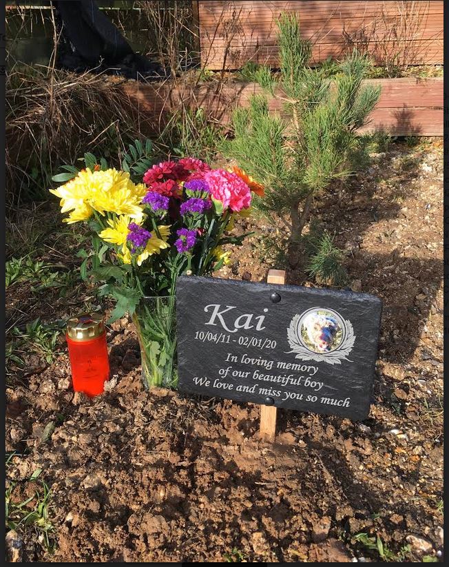 Pet Photo Memorial Grave Marker